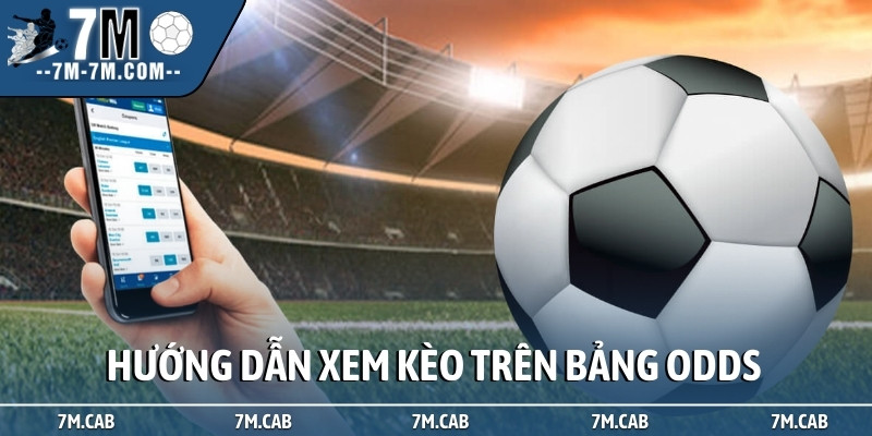 Hướng dẫn xem kèo trên bảng odds